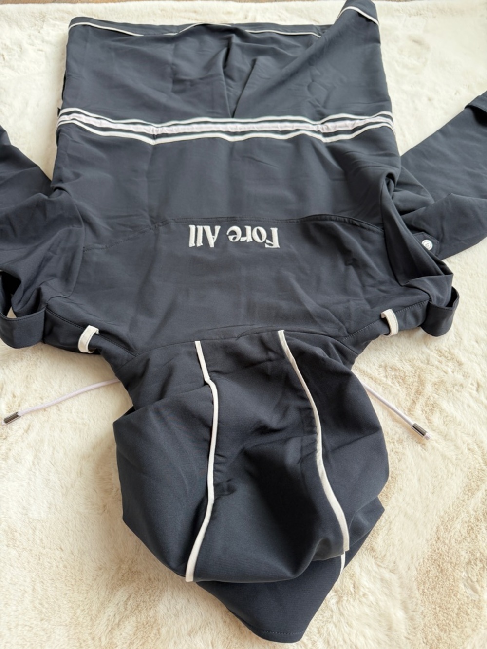 Fore All Windsor Rain Jacket Black Size Large - Picture 9 of 15